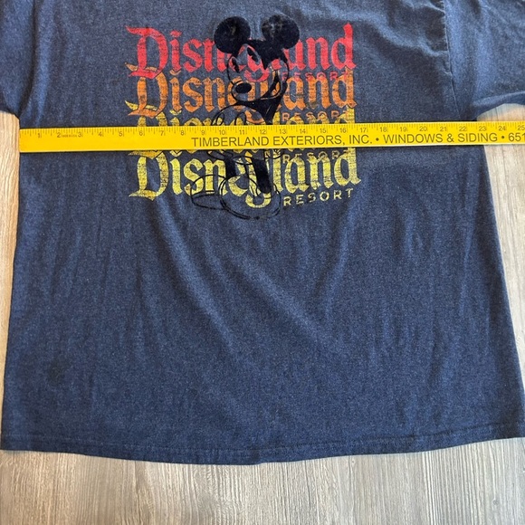 Disney Parks Authentic Original Hanes  Blue Gray Mickey Mouse tee shirt Size XL. - Picture 9 of 9